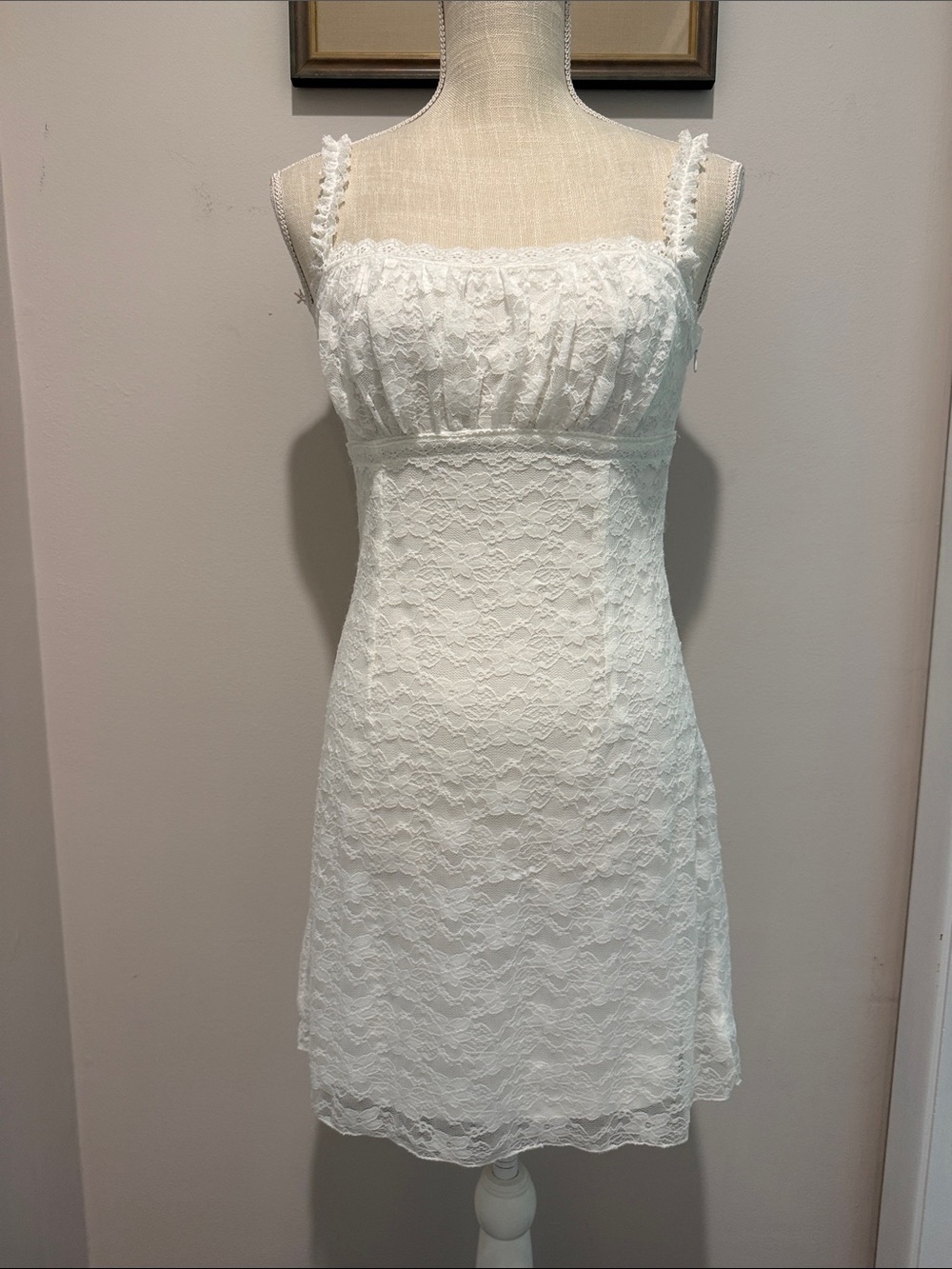 NWT Princess Polly Wignall Mini Dress White - Picture 4 of 8